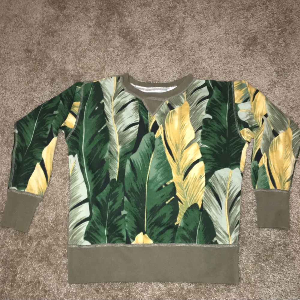 New Denim & Supply Leaf Crew Sweatshirt Small - Picture 6 of 7